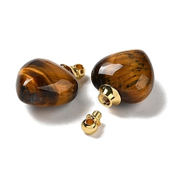 Натуральные подвески для флаконов с тигровым глазом G-Z039-03G-05