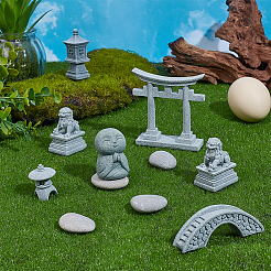 11 Stück 7 Stile Harz- und PVC-Statuen&nbsp;DJEW-NB0001-54
