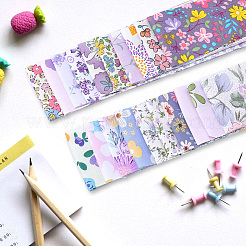 Хлопчатобумажная ткань с цветочным узором для квилтинга DIY-WH20048-013A