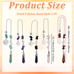 5 шт. натуральный аметист PALLOY-GA00049