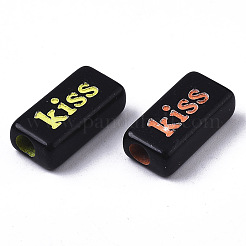 Непрозрачные акриловые бусины X-MACR-N008-24