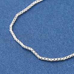 Латунные цепочки-коробки с регулируемым слайдером NJEW-B119-02S