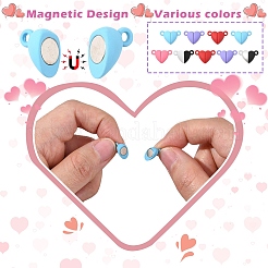 10 комплект магнитных застежек из сплава с петлями FIND-LP0004-76A