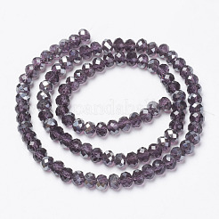 Гальванизируйте прозрачное стекло бисер нитей&nbsp;EGLA-A034-T6mm-E17