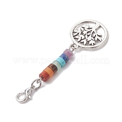 Décorations pendentif arbre de vie en alliage&nbsp;HJEW-JM02062-04