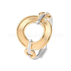 Открытые кольца манжеты из нержавеющей стали 304&nbsp;RJEW-P181-02B-A