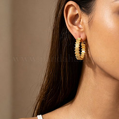 Pendientes de aro de latón para las mujeres&nbsp;WG29896-01
