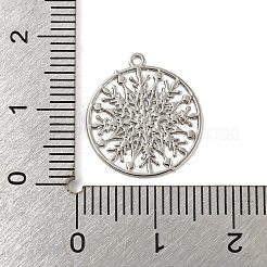 Подвески из латунного травленого металла KKC-D001-12P