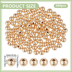 300 шт. латунные распорные бусины для покрытия стойки&nbsp;KK-DR0001-27G-04