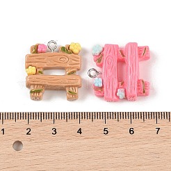 Подвески из непрозрачной смолы&nbsp;MACR-P043-O01