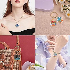 12шт 6 стиля подвески из сплава с эмалью&nbsp;FIND-YW0007-73