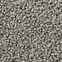 MIYUKIデリカビーズ  シリンダー  日本製シードビーズ  11/0  （db1176)亜鉛メッキマットアッシュグレー  1.3x1.6mm  穴：0.8mm  約2000PCS /ボトル  10 G /ボトル&nbsp;SEED-JP0008-DB1176