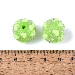 Perles de strass opaques en acrylique et en résine transparente&nbsp;SACR-Q005-02A-04