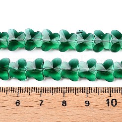 Прозрачные стеклянные бусины GLAA-Q066-10mm-B06