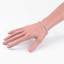 Однорядные стрейч горный хрусталь теннисные браслеты&nbsp;B115-1