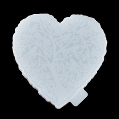 Древо жизни узор DIY коврик для чашки силиконовые Молды DIY-A046-06A