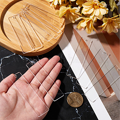 Подвески из прозрачных акриловых дисков&nbsp;TACR-SC0001-38A