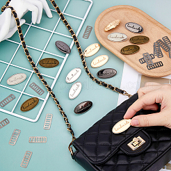 16 шт. 4-х цветные железные декоративные пряжки&nbsp;IFIN-FH0001-93