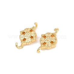 Ciondoli connettore in ottone&nbsp;X-KK-H078-28G