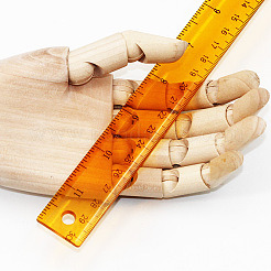 Пластиковая прозрачная академическая Т-линейка&nbsp;DRAW-PW0001-262A