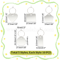 Подвески из акрилового бокала AJEW-GA00008