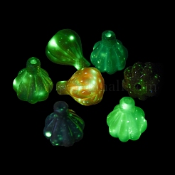 Светящиеся акриловые бусины с УФ-покрытием&nbsp;LACR-Q002-02