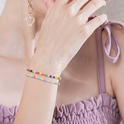 400 шт. Непрозрачные акриловые бусины&nbsp;MACR-YW0003-66