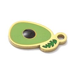 Подвески с фруктовой эмалью из нержавеющей стали 304&nbsp;LS-STAS-G362-04G-04