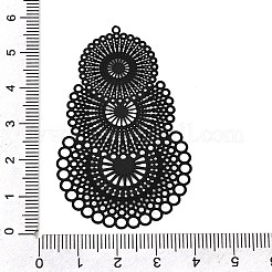 Große Anhänger aus böhmischem Edelstahl 430&nbsp;STAS-G396-01D-06