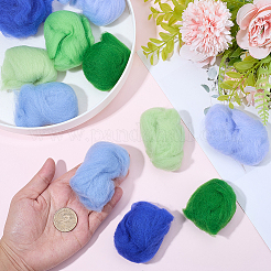 18 шт. 6-х цветная шерстяная ровница своими руками&nbsp;DIY-SP0005-80B