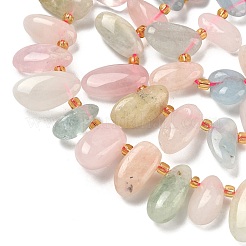 Природные морганит нитей бисера&nbsp;G-P604-A07-01