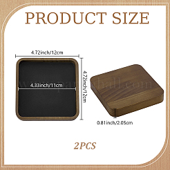 Mini plateau en bois de pin&nbsp;AJEW-WH0816-523B