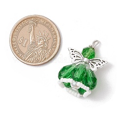 Граненые подвески стекла PALLOY-MZ00583-09