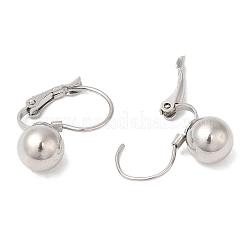 Серьги с застежкой-молнией из нержавеющей стали 304 EJEW-E601-01P