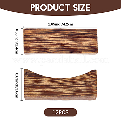 Repose-baguettes en bois support pour cuillère à dîner support pour couteau et fourchette&nbsp;DJEW-CP0001-42B