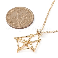 Латунный мешочек для макраме&nbsp;NJEW-JN04440-01