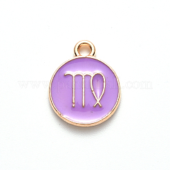 Pendente smaltati in lega&nbsp;ENAM-S124-01B-01B
