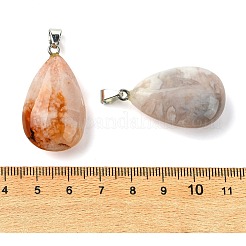 Natürliche Kirschblütenachatanhänger&nbsp;GG-K002-09P