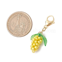 Подвеска в виде винограда из стеклянных бусинок&nbsp;HJEW-MZ00145-03