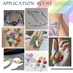 20 рулон круглой полиэстеровой нити 20 цветов&nbsp;OCOR-PH0002-64B