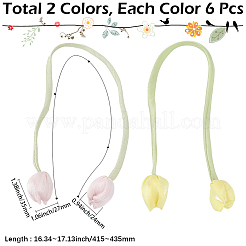 12 шт. 2 стиля тканевые двухголовые тюльпаны украшения аксессуары&nbsp;FIND-CY0001-40