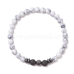 2 шт. браслет из натуральной лавовой породы&nbsp;BJEW-JB13436