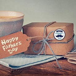 Бумажные наклейки на тему дня отца X1-DIY-K038-03