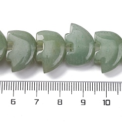 Естественный зеленый авантюрин бисер нитей&nbsp;G-F783-G02-01