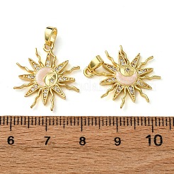 Латунные микро проложить кубического циркония подвески&nbsp;KK-F911-11G