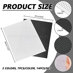 14 шт. 2-х цветные листы ПВХ пластика&nbsp;AJEW-NB0006-41