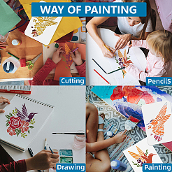 1 шт. трафареты для рисования домашних животных DIY-MA0004-90B