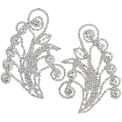 1 пара латунных страз для украшения свадебного платья FIND-GF0006-54