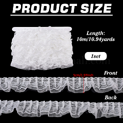 Nastro di pizzo di organza da 10 m&nbsp;OCOR-FG0003-43E