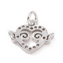 Латунные микро проложить кубического циркония подвески KK-C012-23P